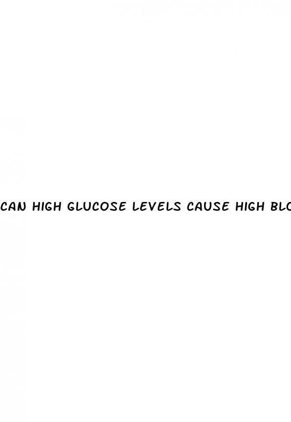 can high glucose levels cause high blood pressure