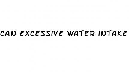 can excessive water intake cause high blood pressure
