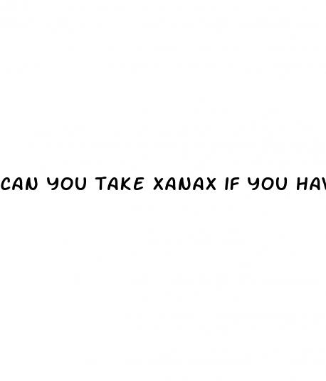 can you take xanax if you have high blood pressure