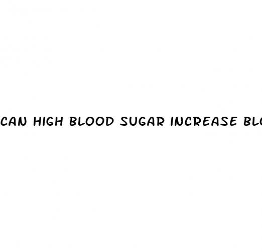 can high blood sugar increase blood pressure
