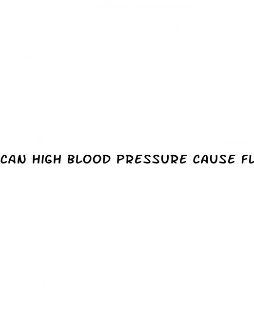 can high blood pressure cause fluttering in chest
