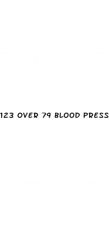 123 over 79 blood pressure