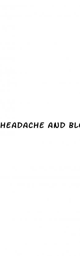 headache and blood pressure