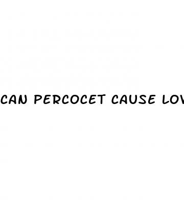 can percocet cause low blood pressure