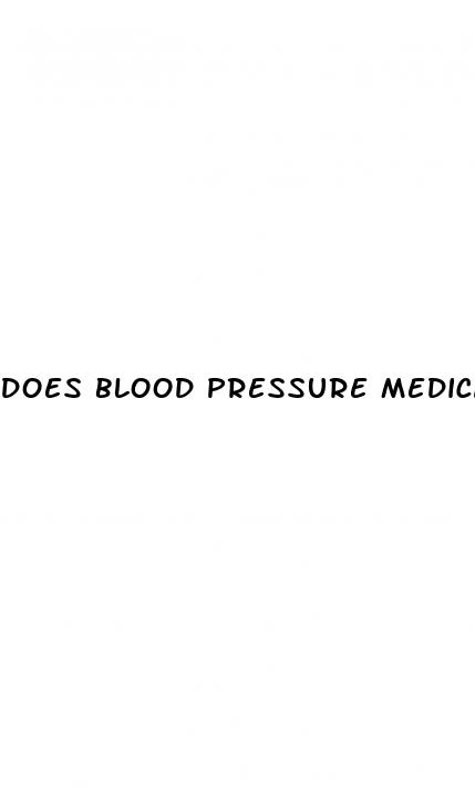 does blood pressure medication lower heart rate