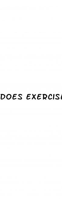 does exercise help high blood pressure