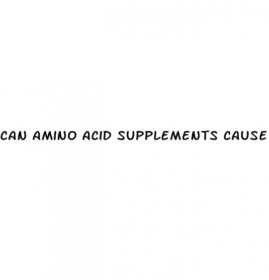 can amino acid supplements cause high blood pressure