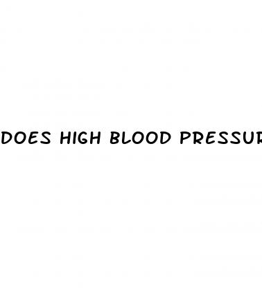 does high blood pressure cause flushing