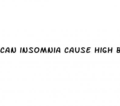 can insomnia cause high blood pressure