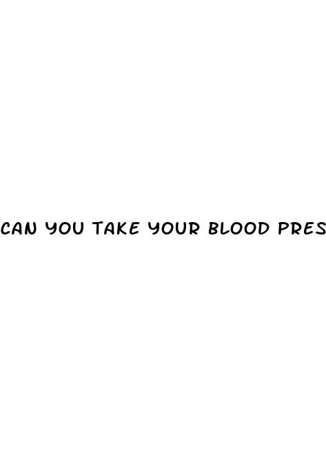 can you take your blood pressure over your shirt sleeve