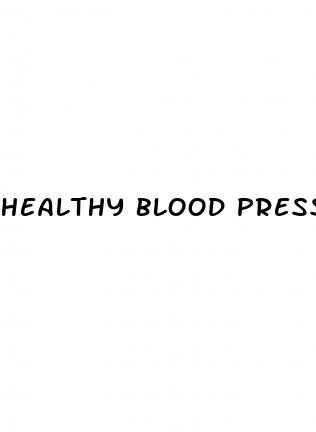 healthy blood pressure range men
