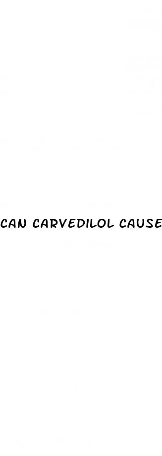 can carvedilol cause low blood pressure