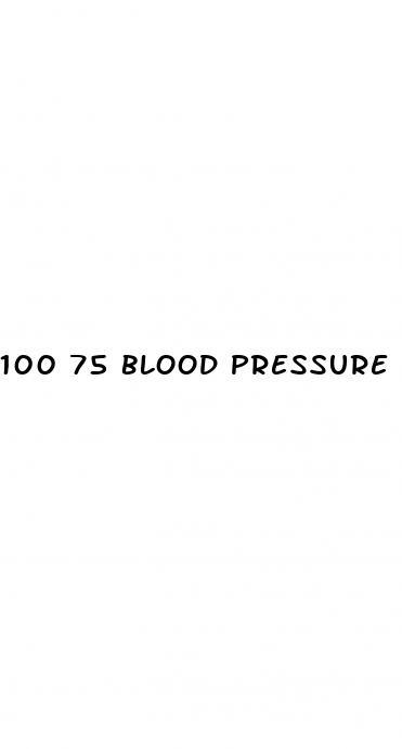 100 75 blood pressure