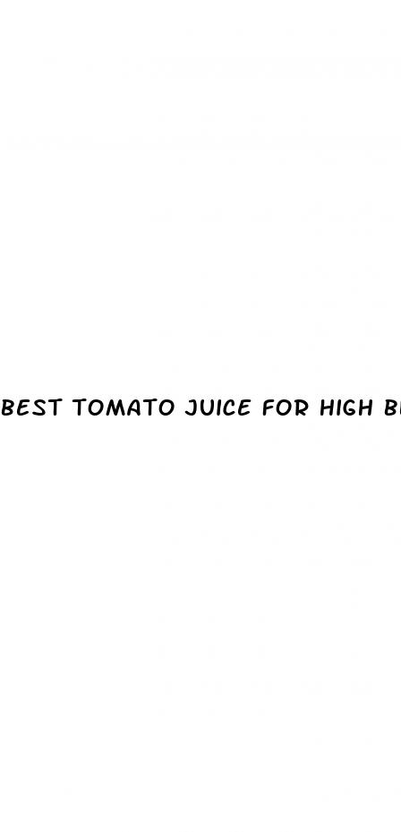 best tomato juice for high blood pressure