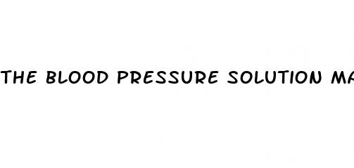 the blood pressure solution marlene merritt pdf