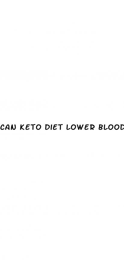 can keto diet lower blood pressure