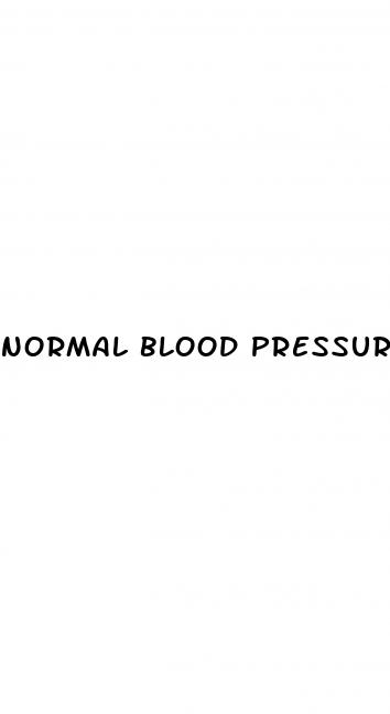 normal blood pressure for a 3 year old