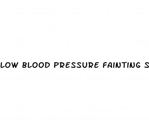 low blood pressure fainting seizures