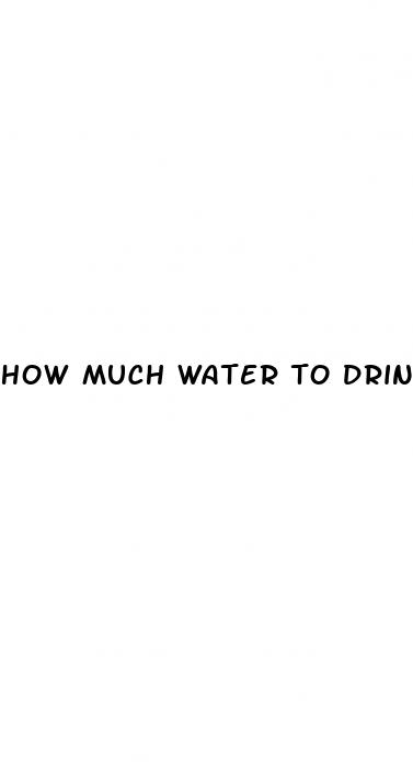how much water to drink for high blood pressure