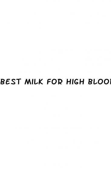 best milk for high blood pressure
