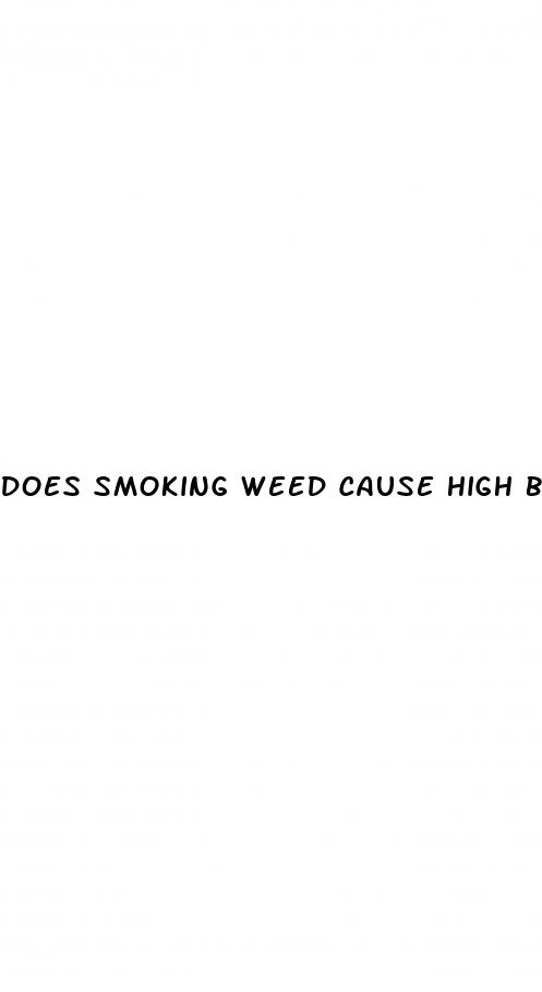 does smoking weed cause high blood pressure