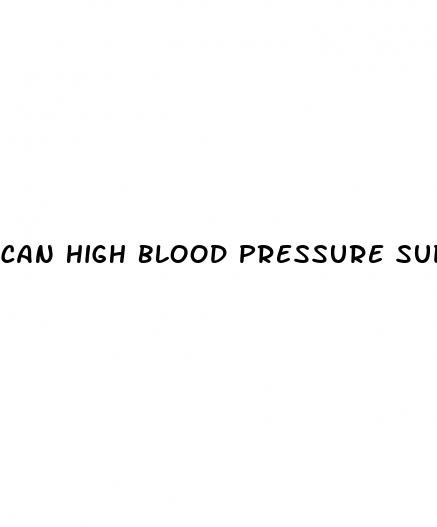 can high blood pressure suddenly become low