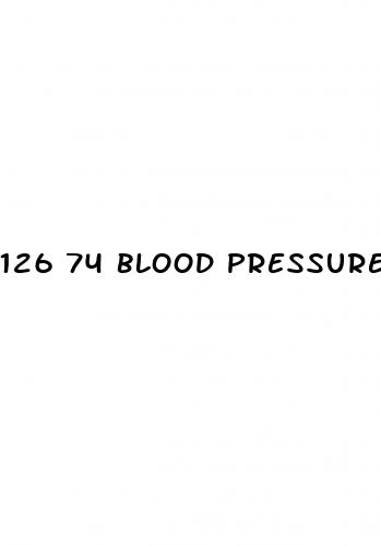 126 74 blood pressure