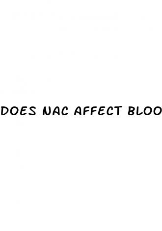 does nac affect blood pressure