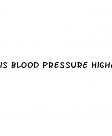 is blood pressure higher after exercising