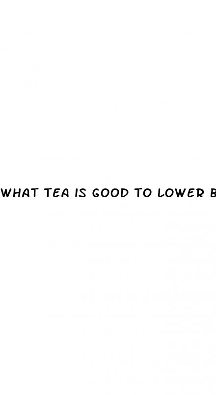what tea is good to lower blood pressure