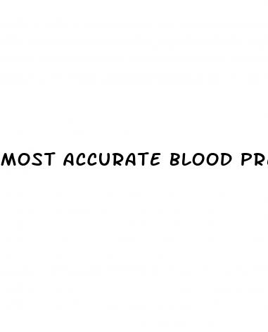 most accurate blood pressure monitor