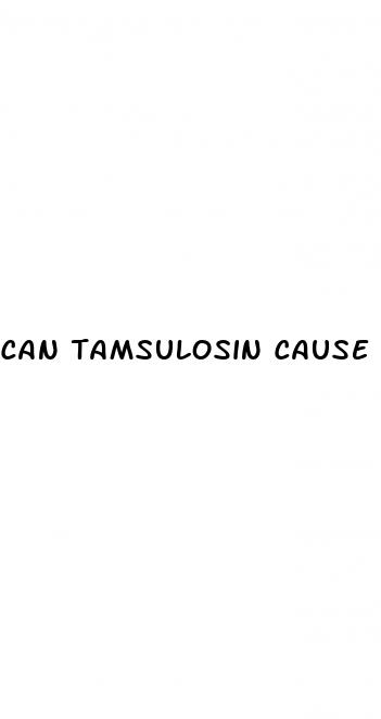 can tamsulosin cause low blood pressure