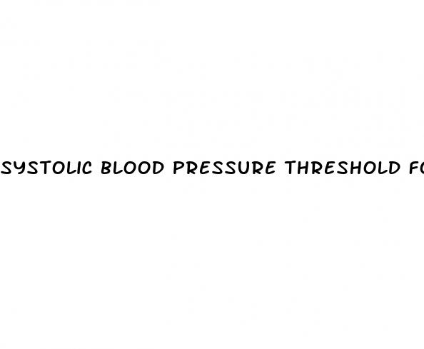 systolic blood pressure threshold for withholding fibrinolytic therapy