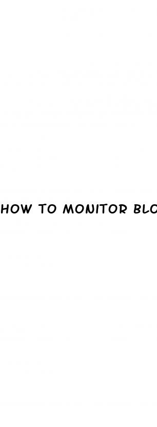 how to monitor blood pressure