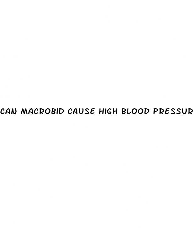 can macrobid cause high blood pressure