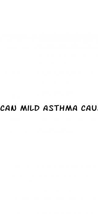 can mild asthma cause high blood pressure
