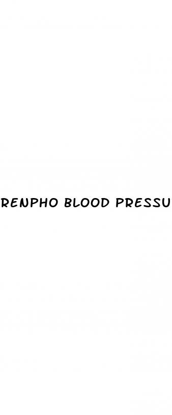 renpho blood pressure monitor