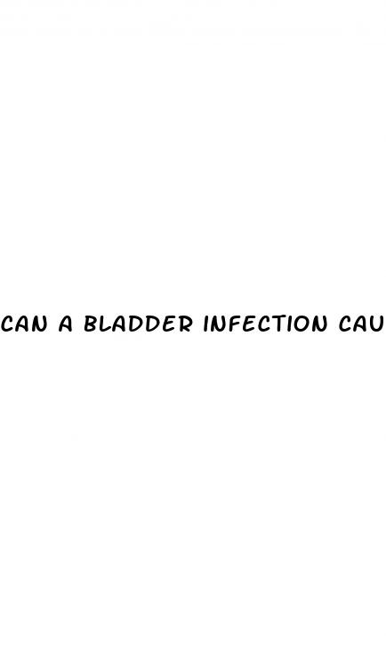 can a bladder infection cause low blood pressure