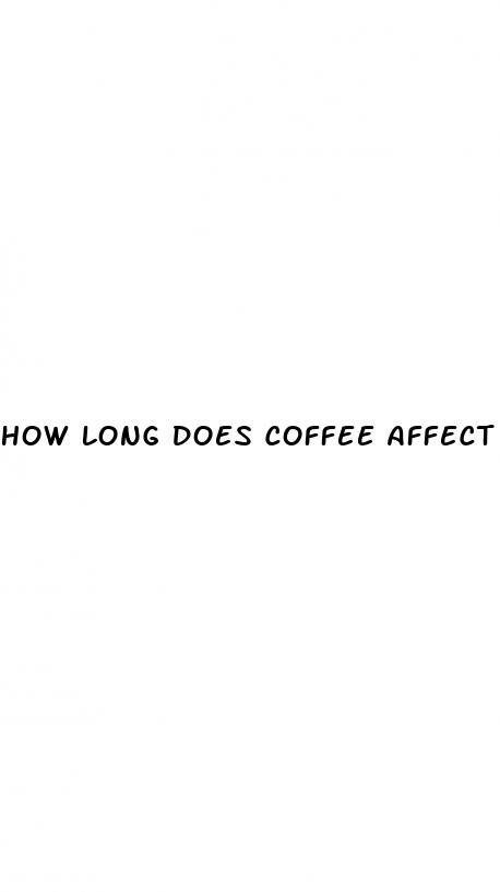 how long does coffee affect blood pressure