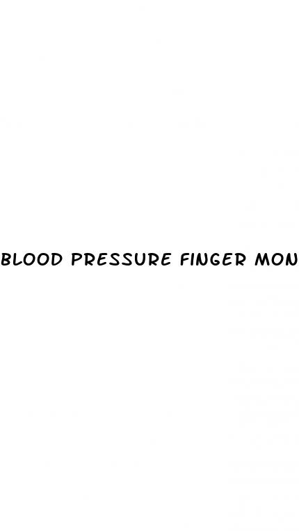 blood pressure finger monitor