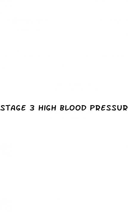 stage 3 high blood pressure