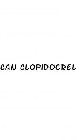 can clopidogrel cause low blood pressure