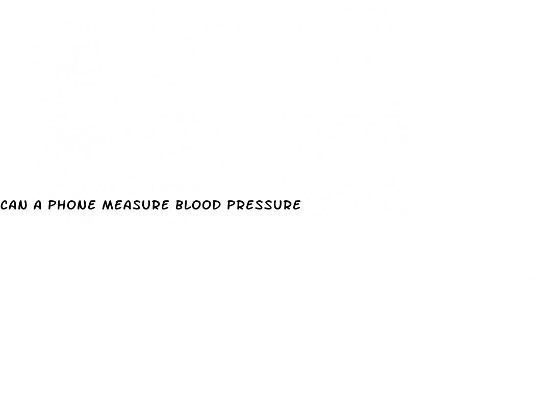 can a phone measure blood pressure