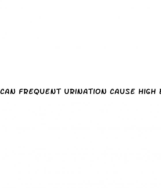 can frequent urination cause high blood pressure