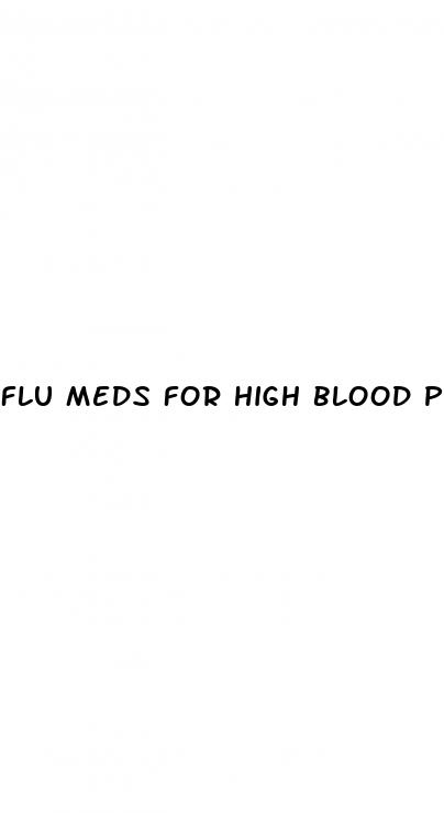flu meds for high blood pressure