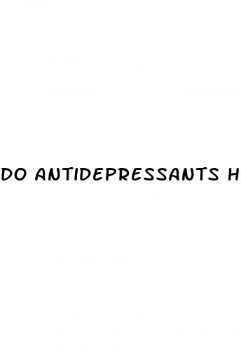 do antidepressants help lower blood pressure