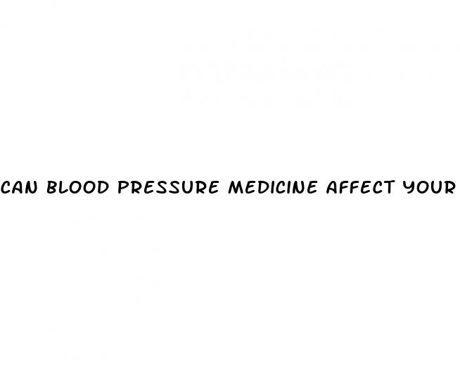 can blood pressure medicine affect your menstrual cycle