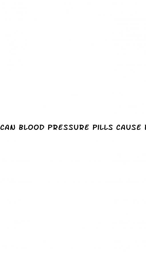 can blood pressure pills cause dizziness