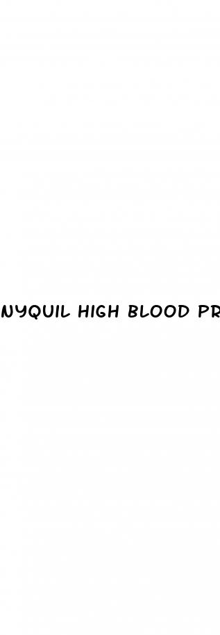 nyquil high blood pressure ingredients