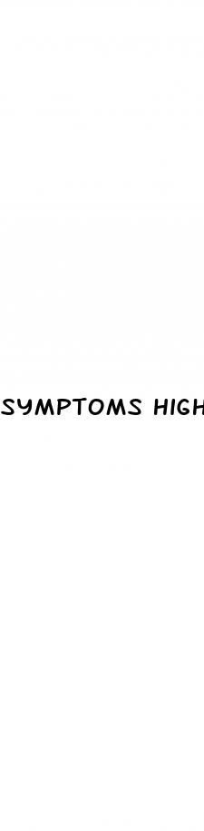 symptoms high blood pressure men